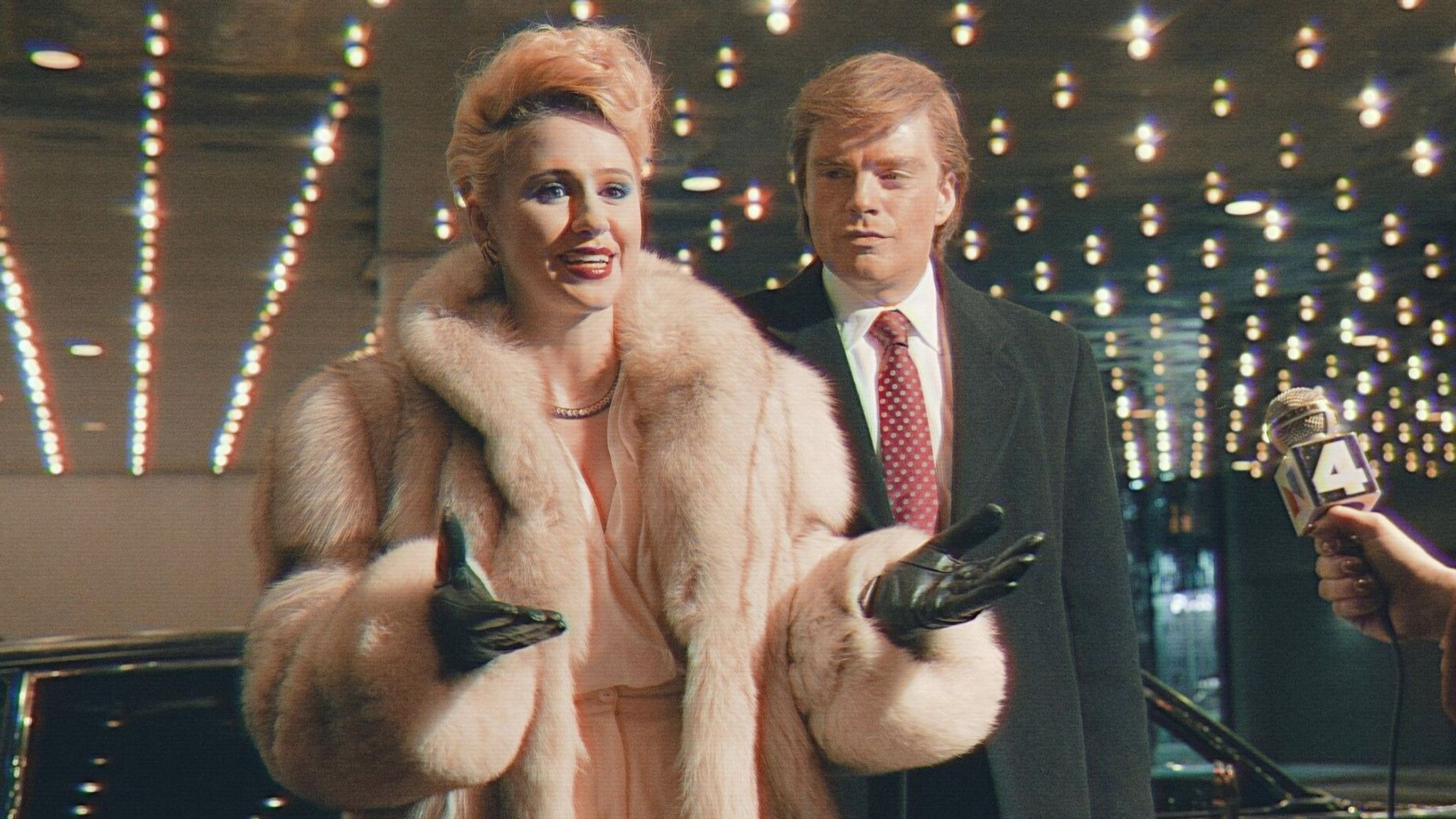 Pic: Mongrel Media/Everett/Shutterstock The Apprentice - 2024 THE APPRENTICE, from left: Maria Bakalova as Ivana Trump, Sebastian Stan as Donald Trump, 2024. ph: Pief Weyman / © Mongrel Media / Courtesy Everett Collection 2024