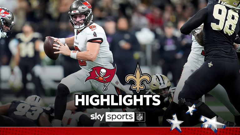 Highlights of the Tampa Bay Buccaneers against the New Orleans Saints from Week Six of the NFL season.