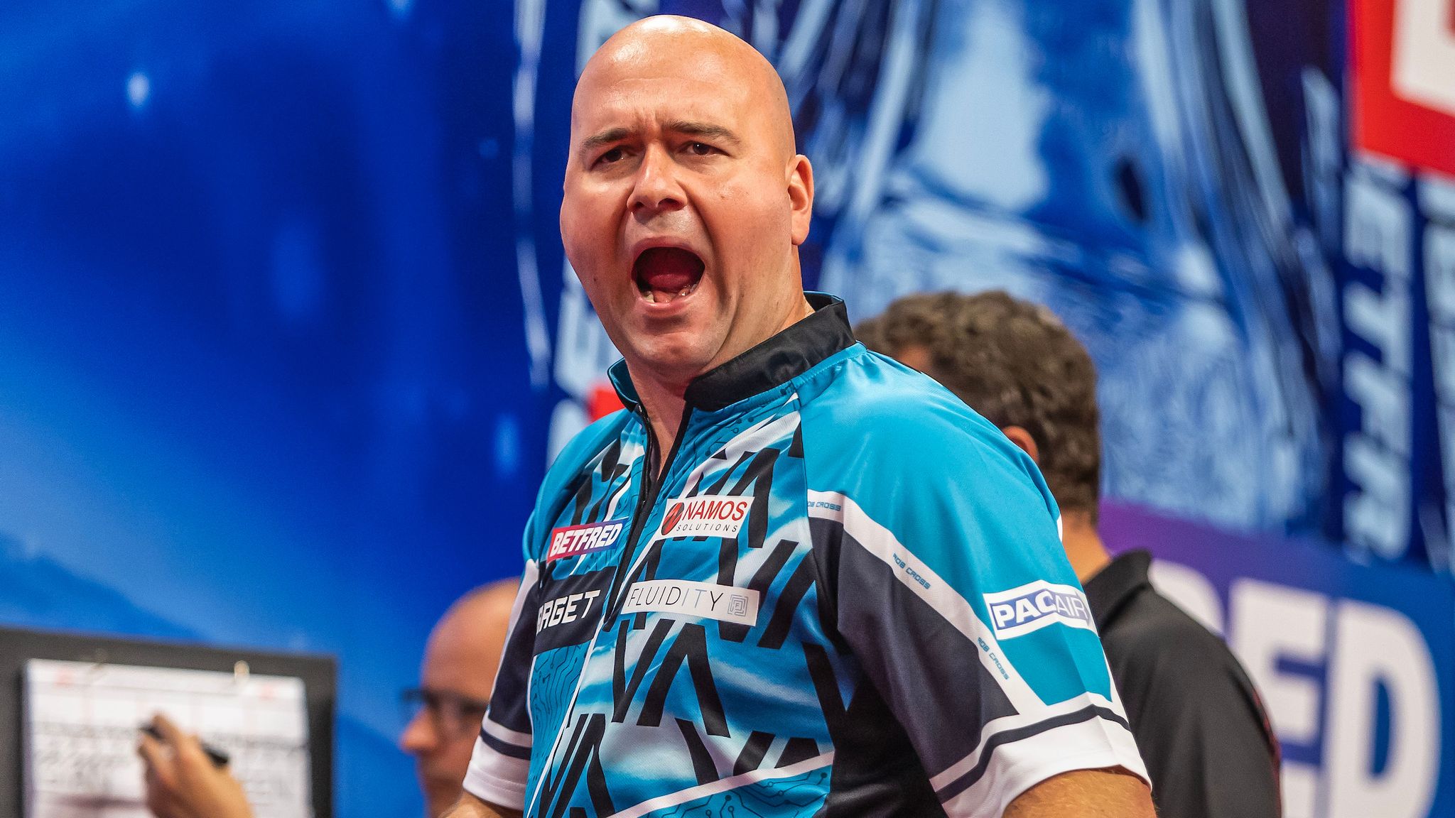 Rob Cross at the World Matchplay