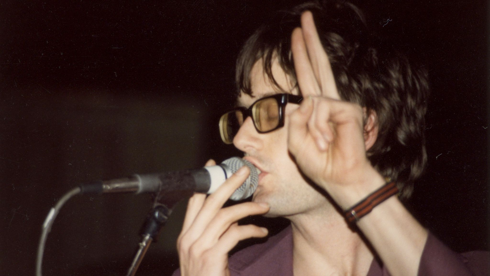 Pulp's Jarvis Cocker performing in Wolverhampton in 1992