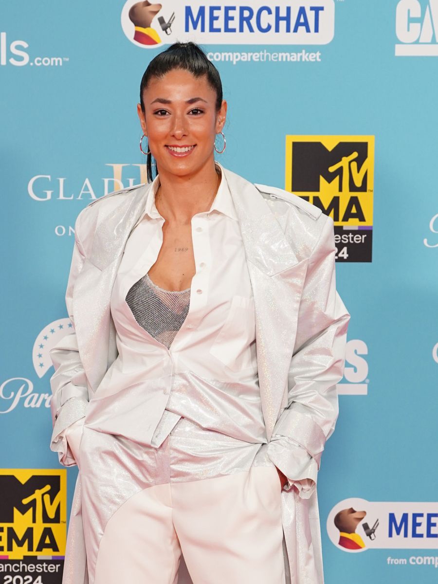 Leila Ouahabi attending the MTV Europe Music Awards 2024 at the Co-Op Live Arena, Manchester. Picture date: Sunday November 10, 2024. PA Photo. Photo credit should read: Ian West/PA Wire 