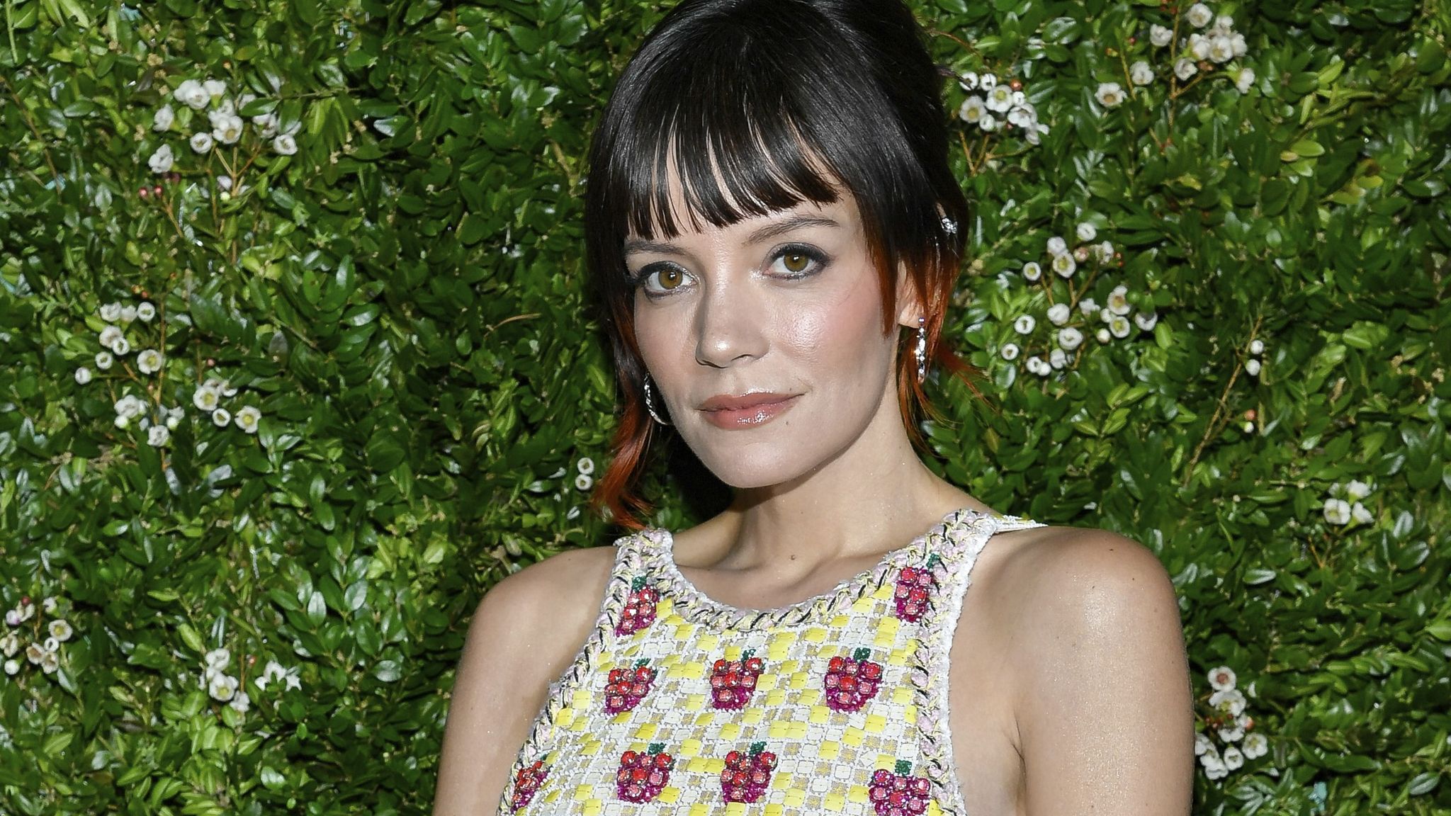 Lily Allen attends the 17th annual Chanel Tribeca Festival Artists Dinner at The Odeon on Monday, June 10, 2024, in New York. (Photo by Evan Agostini/Invision/AP)