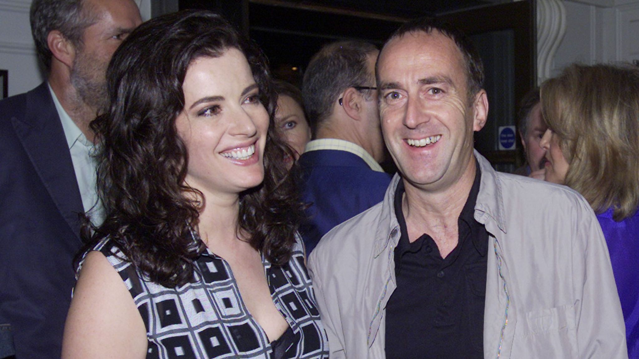 Mandatory Credit: Photo by Alan Davidson/Shutterstock Nigella Lawson Who Hosted the Party For Her Late Husband's Book with Angus Deayton and Lisa Meyer Party at the Groucho Club For the Publication of John Diamond's Book 'Snake Oil' - 07 Jul 2001