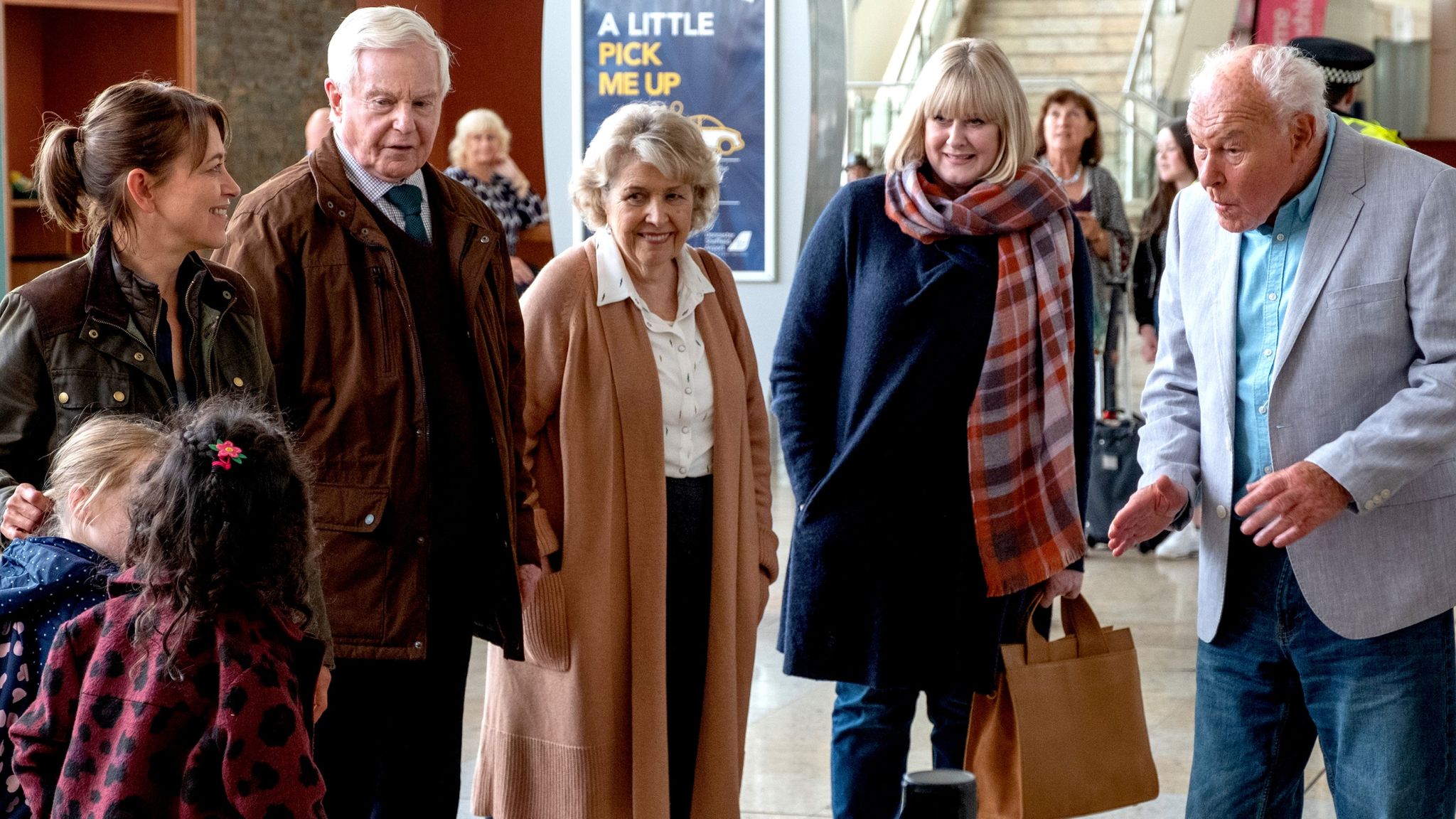 Timothy West (right), in BBC One's drama, Last Tango In Halifax. Pic: PA