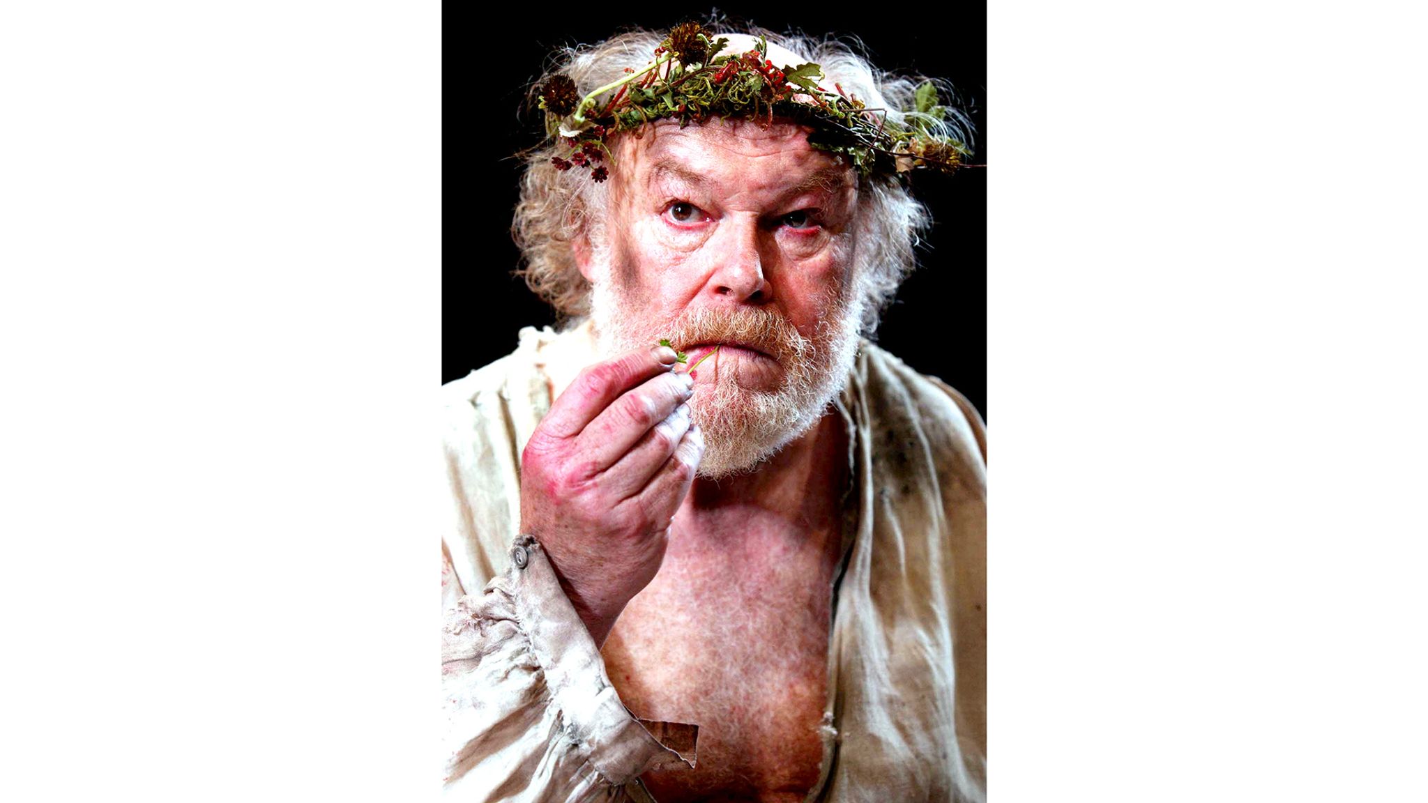 Timothy West as King Lear during a photocall for the 2003 English Touring Theatre production of William Shakespeare's King Lear. Pic: PA