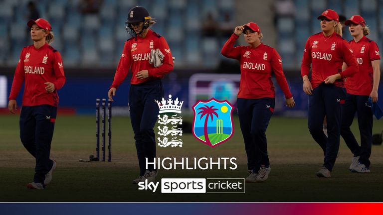 Highlights from Dubai as England were eliminated from the Women&#39;s T20 World Cup after falling to a six-wicket loss at the hands of West Indies.