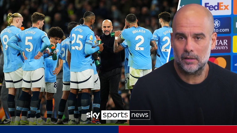 Pep Guardiola speaks ahead of Manchester City&#39;s Champions League match-up against Feyenoord.