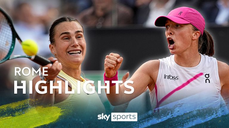 Iga Swiatek v Aryna Sabalenka in Rome