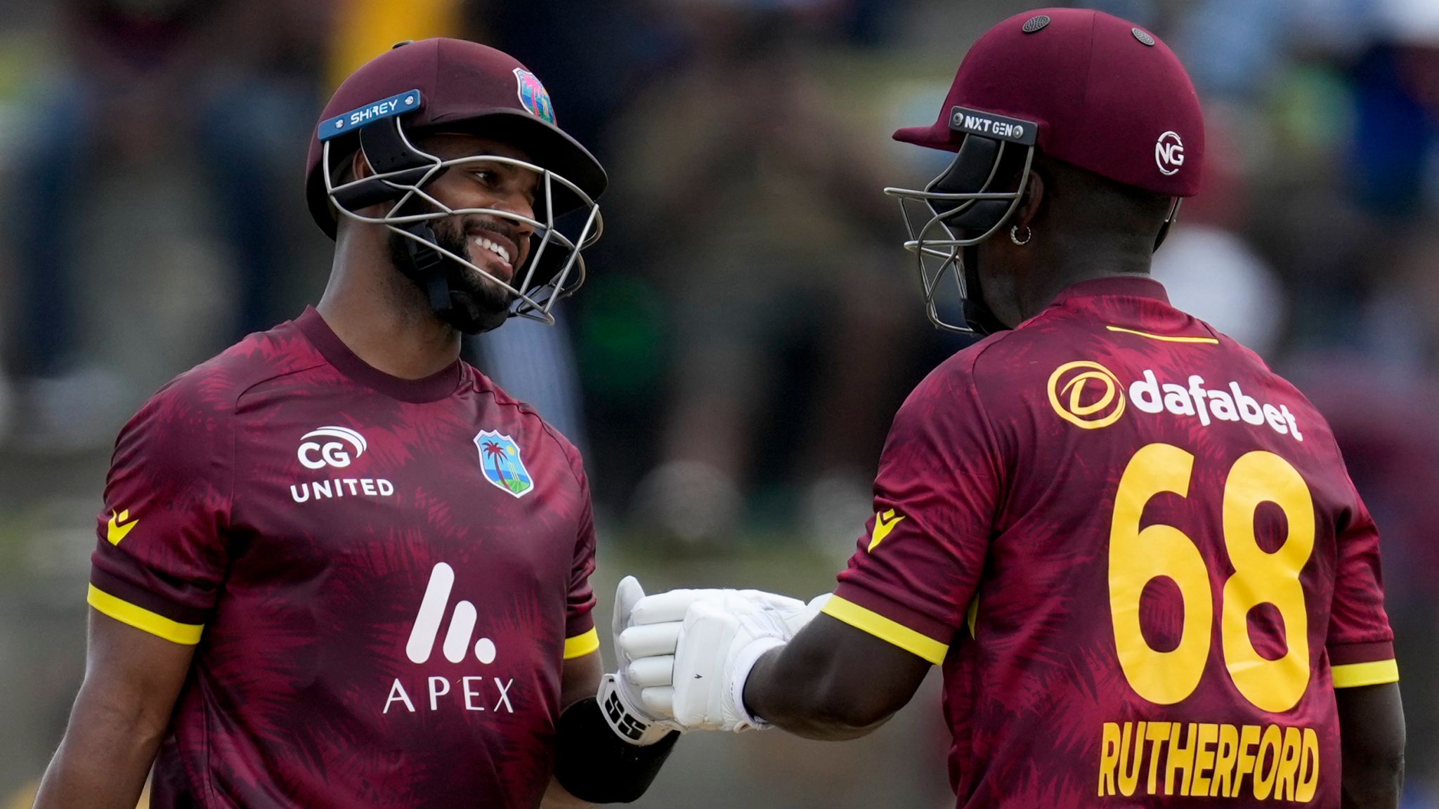 West Indies captain Shai Hope (Associated Press)