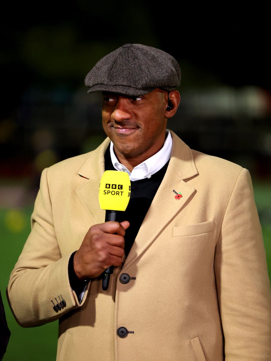 Dion Dublin covering an FA Cup fixture last year. Pic: PA