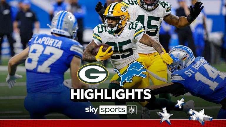 Highlights from the Green Bay Packers against the Detroit Lions from Week 14 of the NFL season.