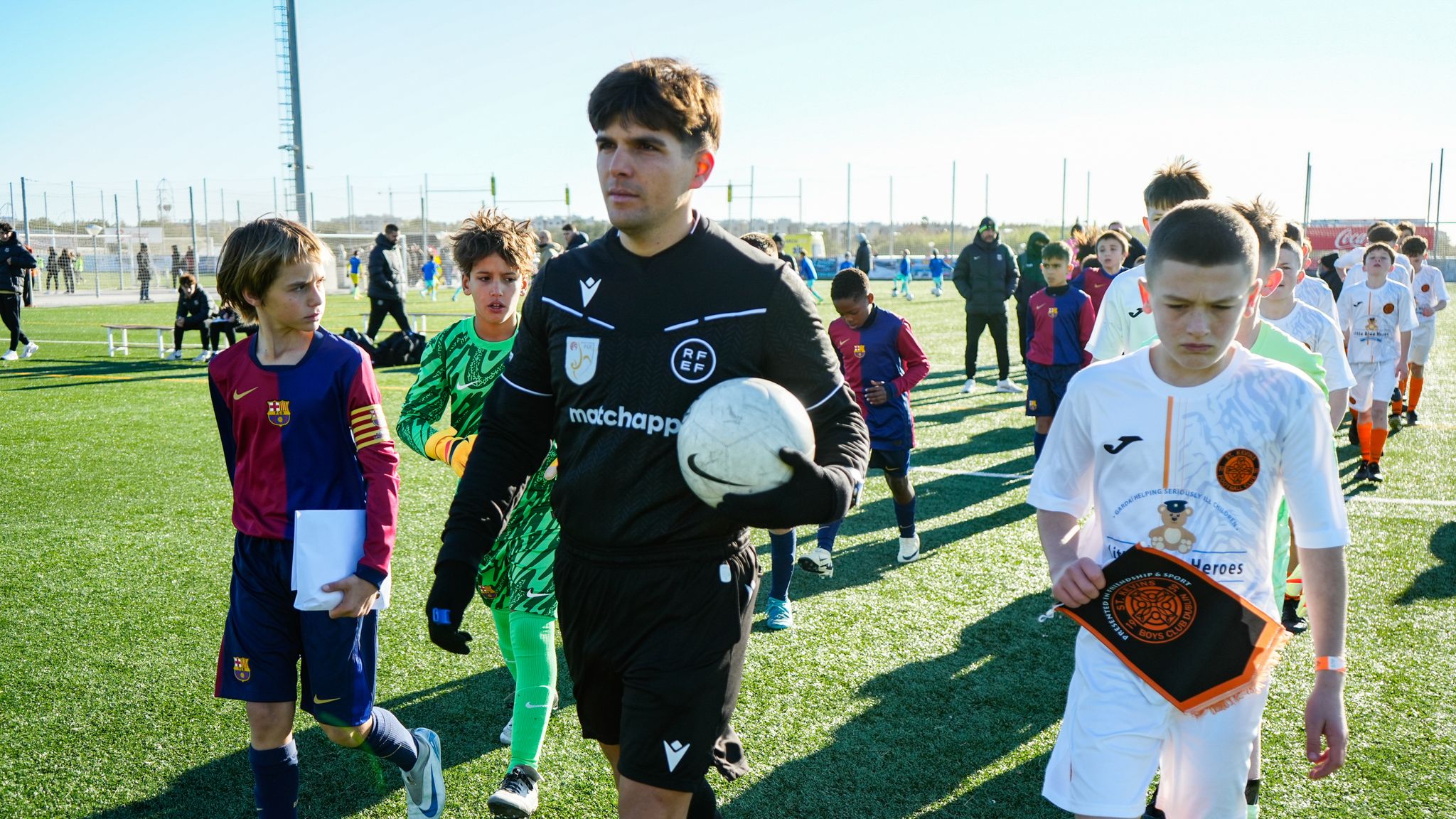 Barcelona were represented at the Cruyff Football Tournament in Salou