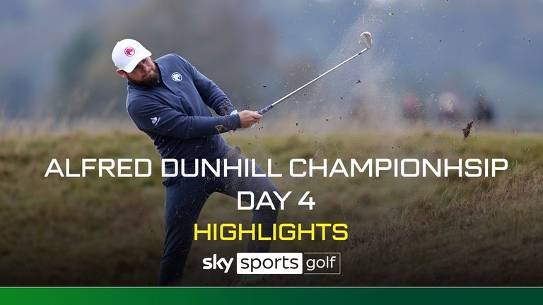 Highlights of day four at the Alfred Dunhill Links Championship.