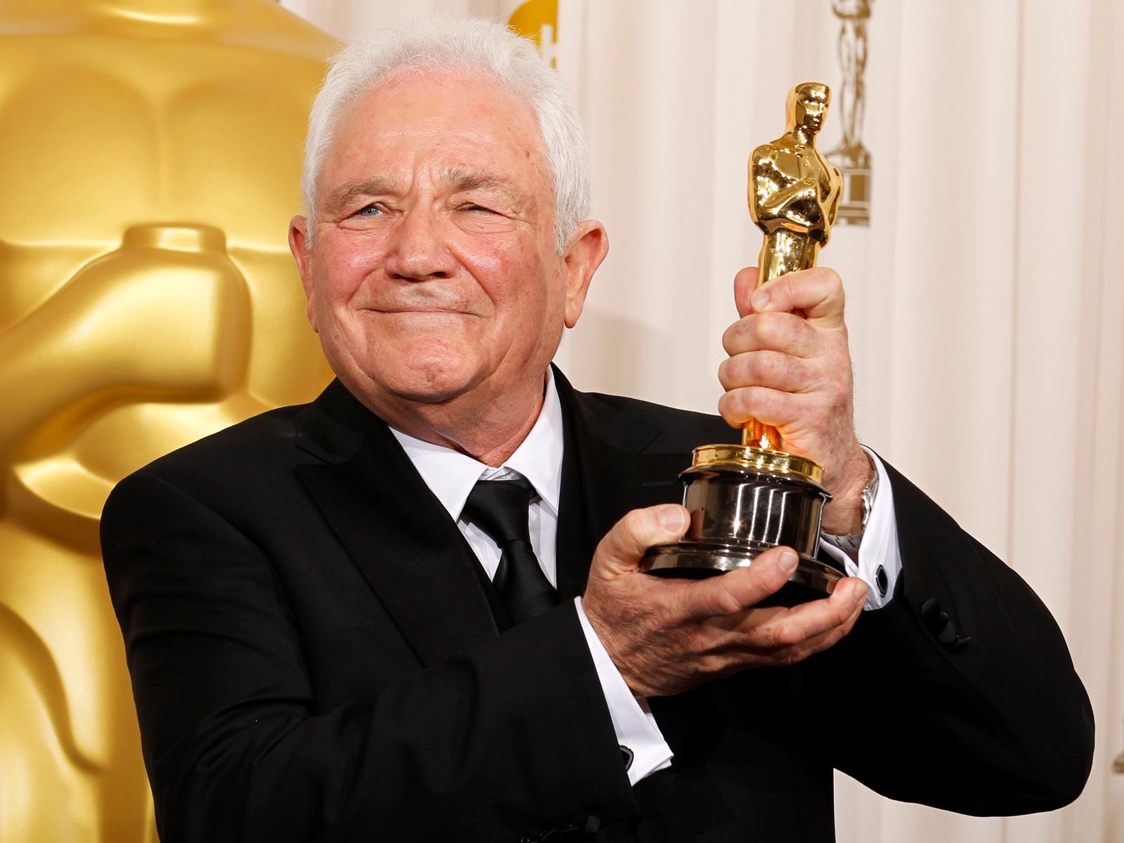 David Seidler with his Oscar for Original Screenplay for The King's Speech in 2011. Pic: Reuters