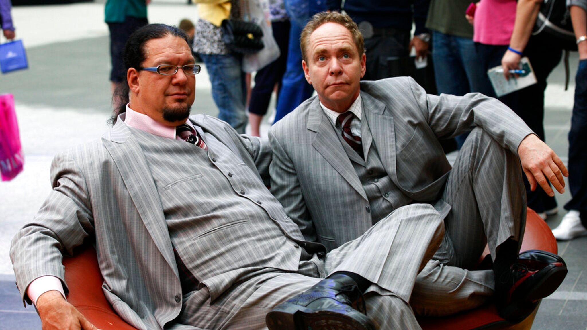 Penn & Teller in 2010. Pic: AP