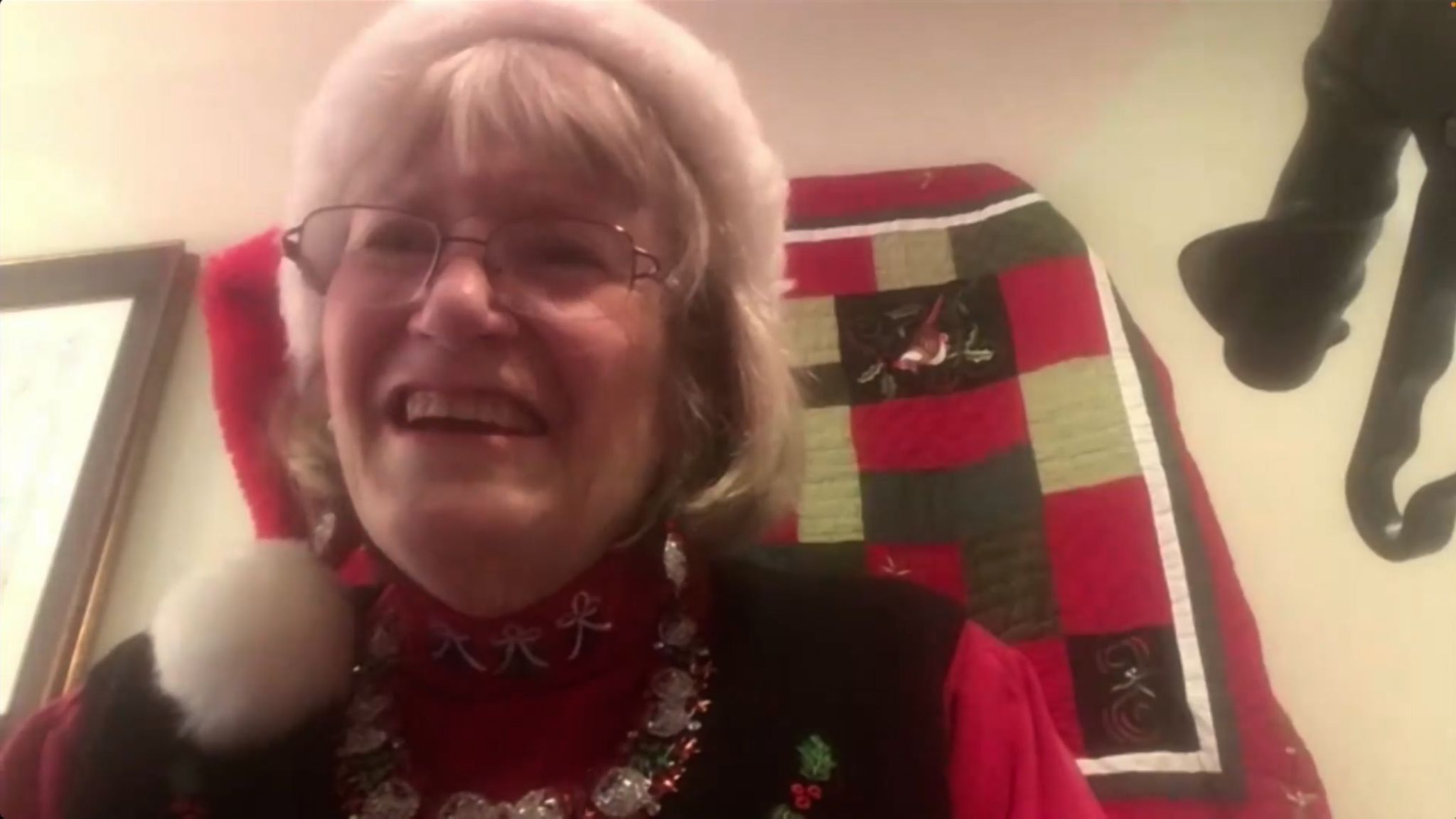 Terri van Keuren, whose father started the Santa Tracker