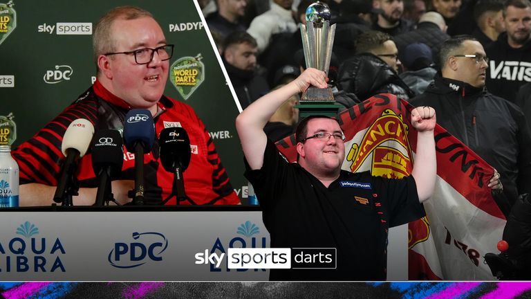 Stephen Bunting says he would love to parade the 2025 World Darts Championship trophy around Anfield... especially as the current league leaders play Manchester United in their next game - live on Sky Sports! 