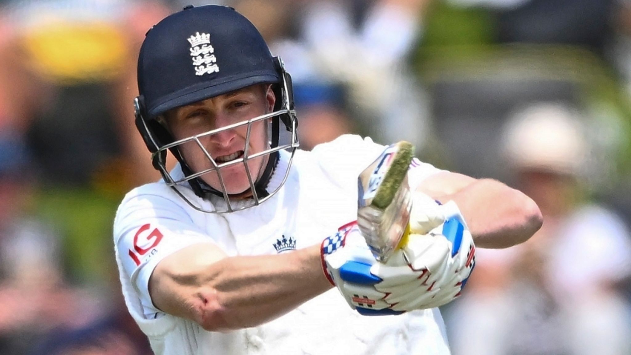 England's Harry Brook (Associated Press)