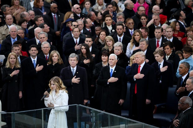 Jackie Evancho performs during President Donald Trump's inauguration at the U.S. Capitol on Friday, Jan. 20, 2017. 