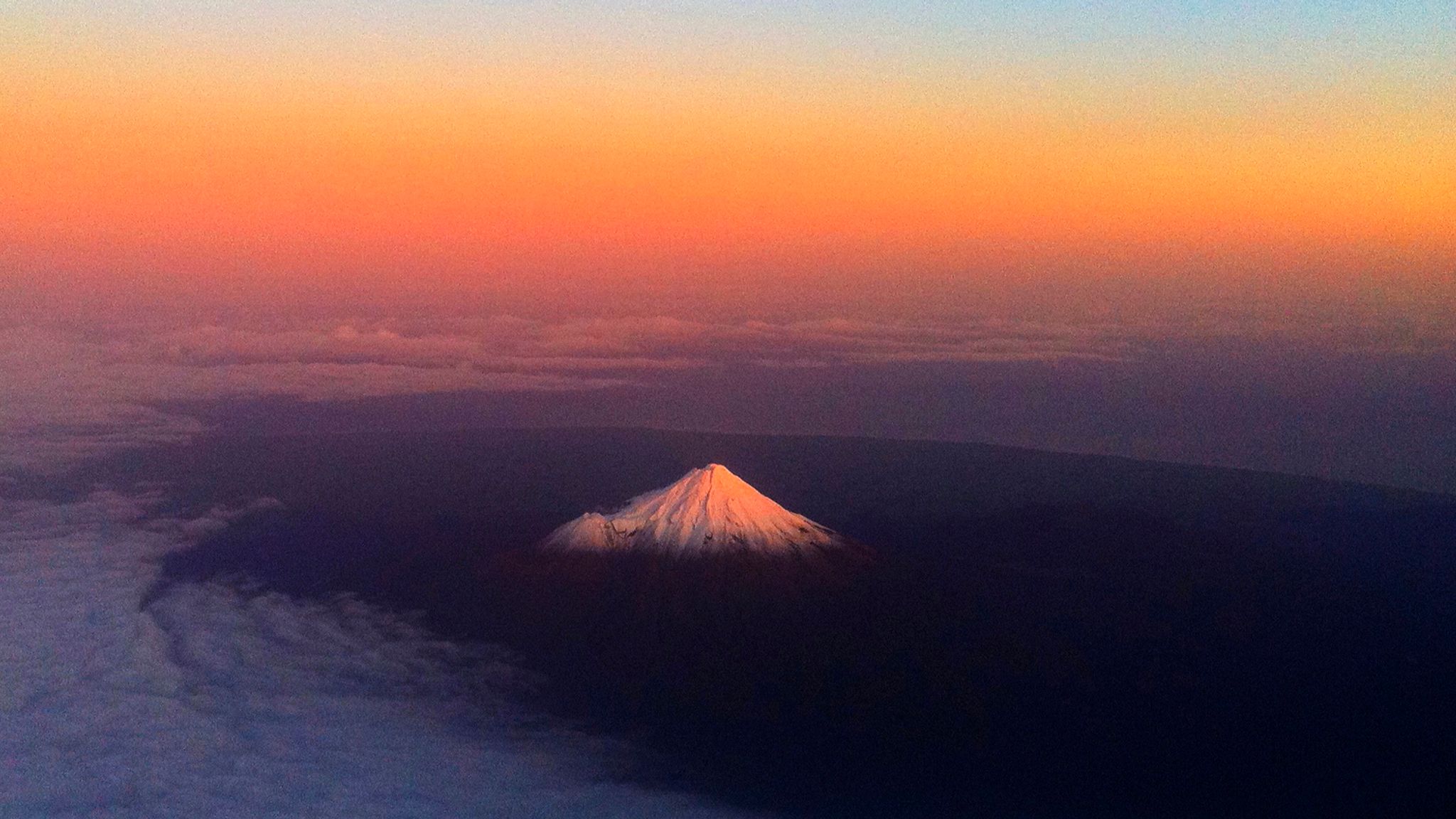 Mount Taranaki. Pic: AP