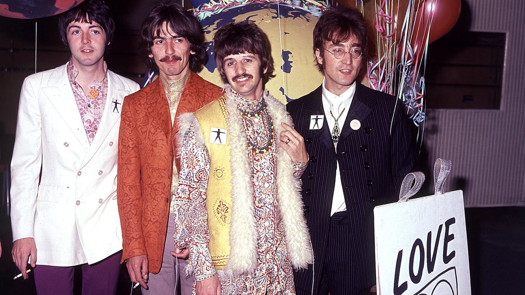 The Beatles at a recording session in London. Left to right - Paul McCartney, George Harrison, Ringo Starr, and John Lennon. *16/12/03: An internet auction house claimed, to have proof that the Beatles reunited in secret in the mid-1970s in an attempt to record a final album. The website is auctioning a recordings list and tape, said to have been made at a session in 1976 which ended in a dispute between the fab four.